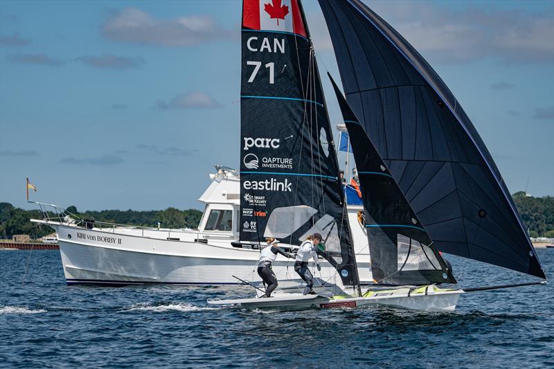 49er, 49er Fx and Nacra 17 World Championships day 3 - photo © NIMANET - Niklas Mattes