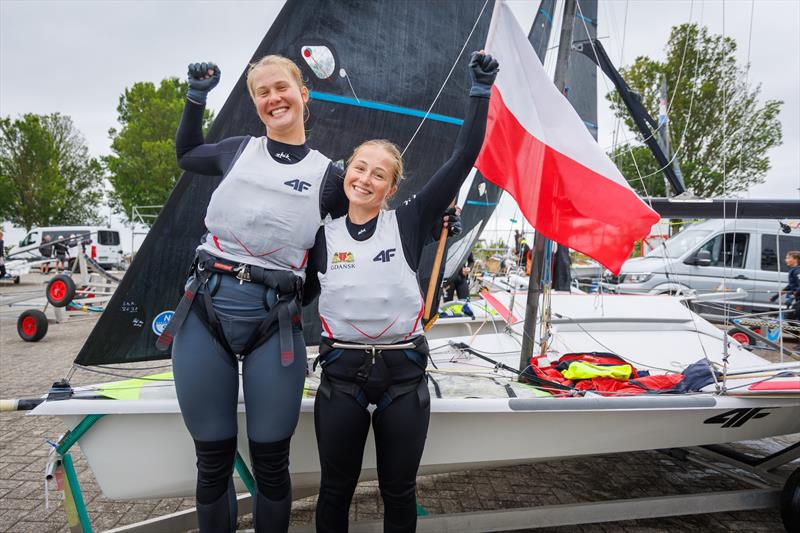 49er, 49er Fx and Nacra 17 Junior World Championships winners - photo © Klaas Wiersma