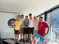 Podium International 5o5 Euro Cup Leg 2 at Riva Del Garda, Italy © International 5o5 Class Association