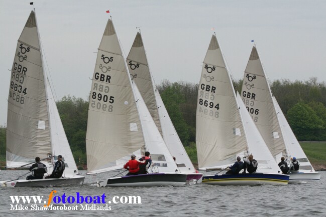 Just about perfect for the 505 Inlands at Burton photo copyright Mike Shaw / www.fotoboat.com taken at Burton Sailing Club and featuring the 505 class