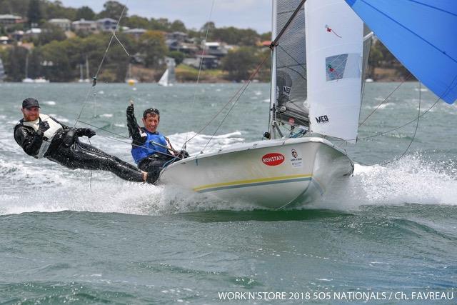 Work'N'Store / Ronstan 505 Australian Championship photo copyright Work'N'Store 2018 505 Nationals / Christophe Favreau taken at Wangi RSL Amateur Sailing Club and featuring the 505 class