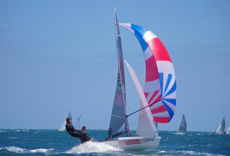 505 racing sailboat