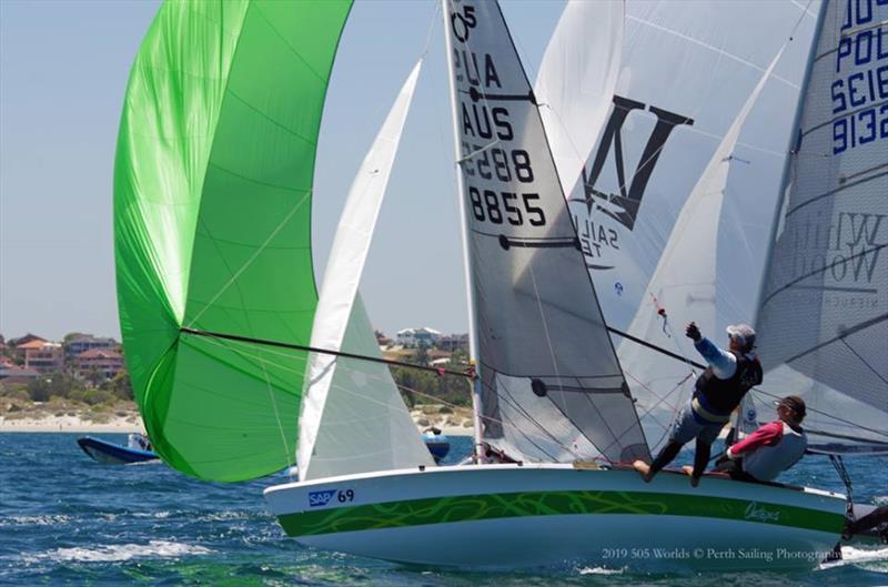 Final day of the 505 World Championship in Fremantle photo copyright Rick Steuart / Perth Sailing Photograph taken at Fremantle Sailing Club and featuring the 505 class