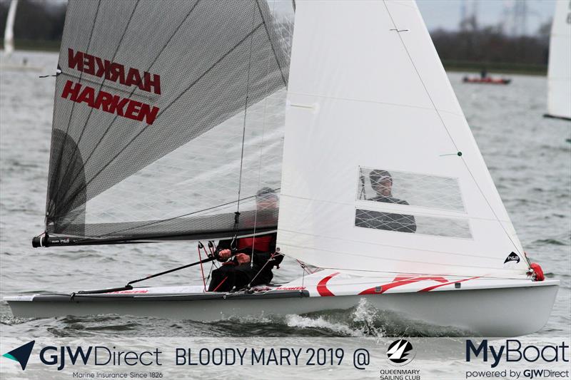 GJW Direct Bloody Mary 2019 photo copyright Mark Jardine taken at Queen Mary Sailing Club and featuring the 505 class