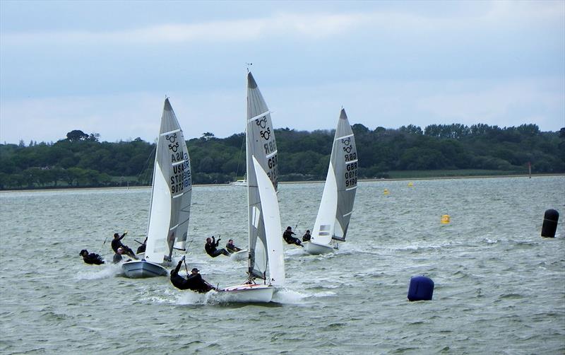 505 UK Nationals at Lymington day 1 photo copyright Neil Rabbitts taken at Royal Lymington Yacht Club and featuring the 505 class