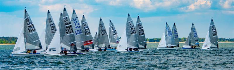 505 UK Nationals at Lymington photo copyright Paul French taken at Royal Lymington Yacht Club and featuring the 505 class
