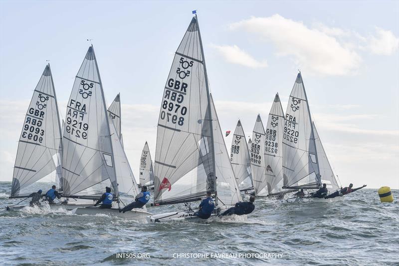 505 Euro Cup 2021 at Hayling Island photo copyright Christophe Favreau taken at Hayling Island Sailing Club and featuring the 505 class
