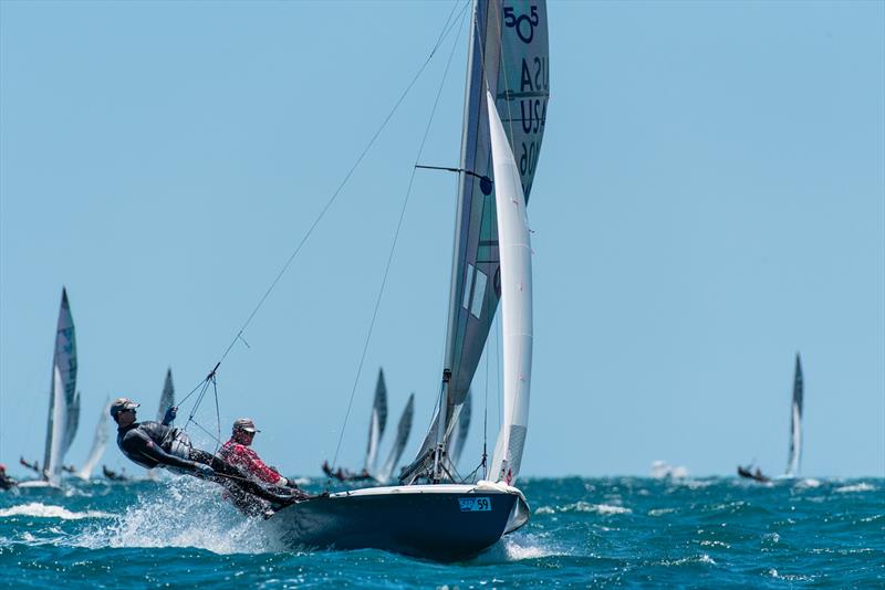 Mike Martin and Adam Lowry use a Seldén Alto mast to win the 505 World Championship in Fremantle photo copyright Drew Malcom / Seldén Mast taken at Fremantle Sailing Club and featuring the 505 class