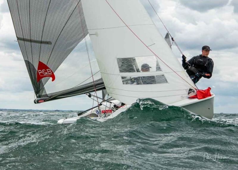 505 UK Euro Cup 2019 photo copyright Peter Hickson taken at Hayling Island Sailing Club and featuring the 505 class