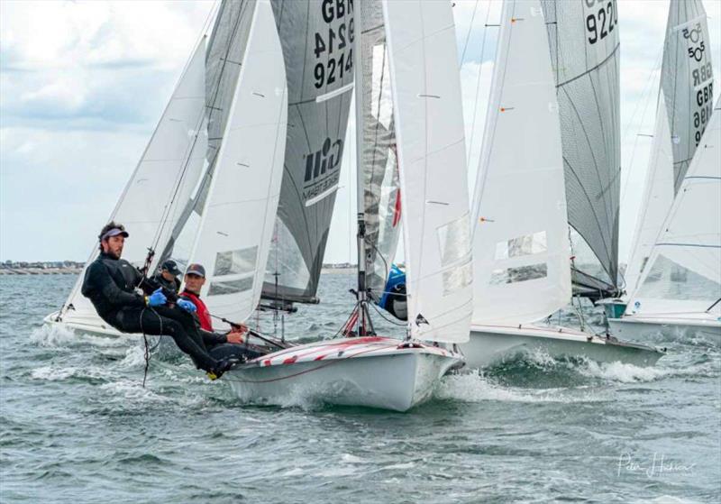 505 UK Euro Cup 2019 photo copyright Peter Hickson taken at Hayling Island Sailing Club and featuring the 505 class