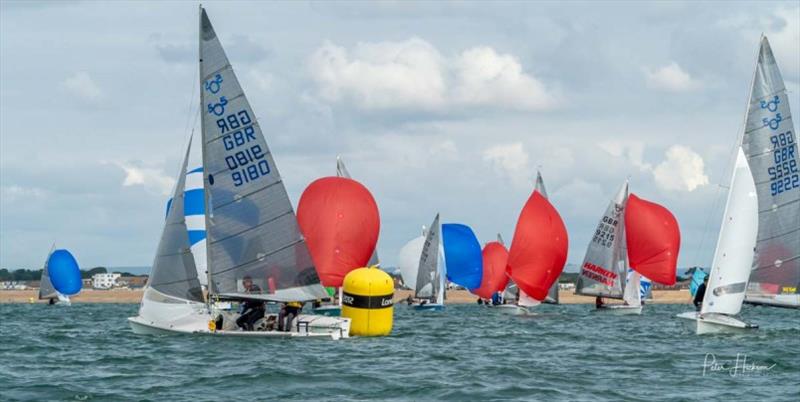 505 UK Euro Cup 2019 photo copyright Peter Hickson taken at Hayling Island Sailing Club and featuring the 505 class