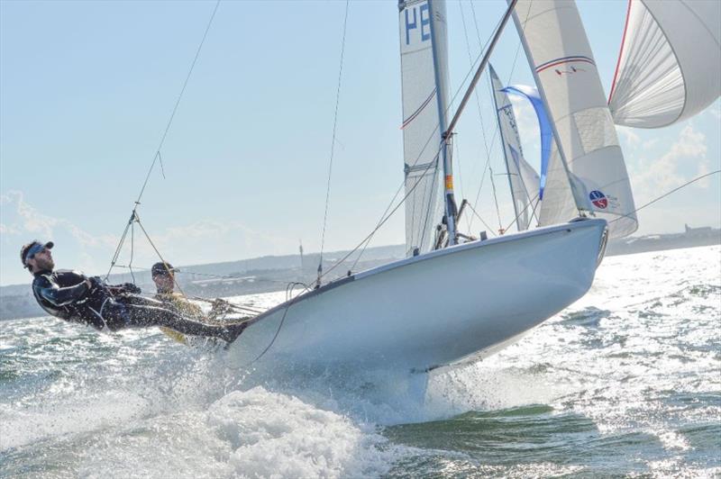 505 racing sailboat