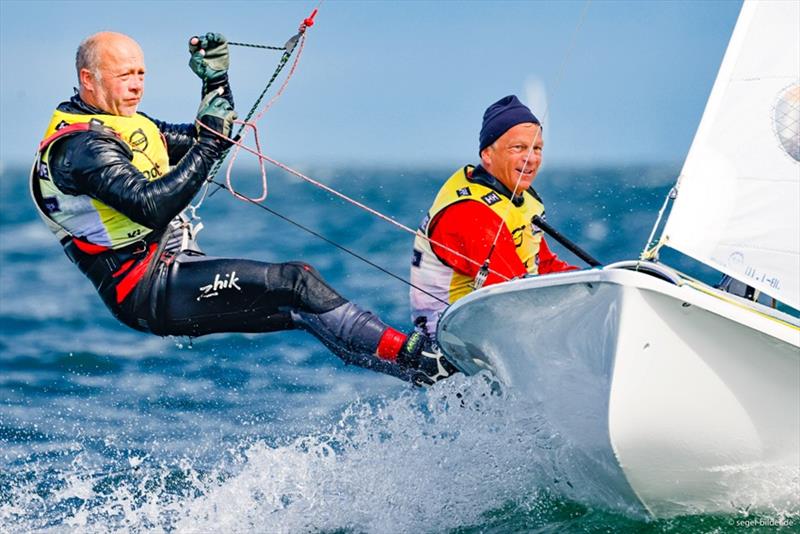 Serial winner in the 505: Wolfgang Hunger and bowman Holger Jess. photo copyright www.segel-bilder.de taken at Kieler Yacht Club and featuring the 505 class