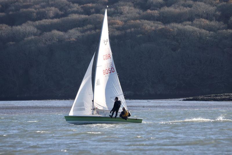 Salcombe Yacht Club Winter Postponement Race - Sunday 5th December 2021 photo copyright Lucy Burn taken at Salcombe Yacht Club and featuring the 505 class