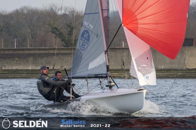First ever King George Gallop forms part of the SailJuice Winter Series photo copyright Tim Olin / www.olinphoto.co.uk taken at King George Sailing Club and featuring the 505 class