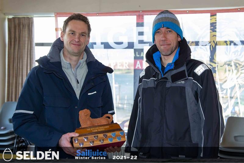 Roger Gilbert & Ben McGrane win a windy Tiger Trophy at Rutland Water photo copyright Tim Olin / www.olinphoto.co.uk taken at Rutland Sailing Club and featuring the 505 class