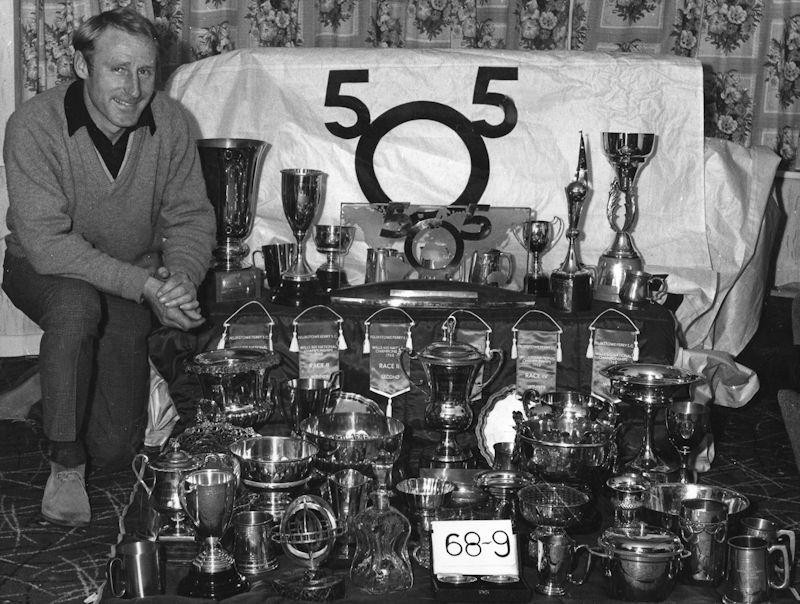 1968/9 had been a 'good year' for Larry Marks as he added to his haul of silverware photo copyright Larry Marks taken at  and featuring the 505 class