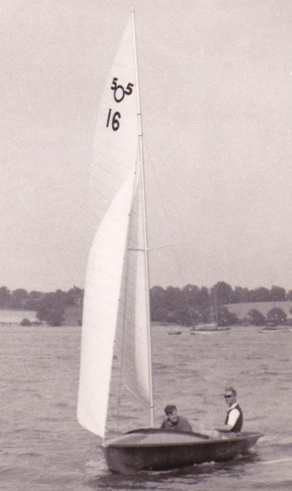 The iconic 'Yandy' sailing at Woolverstone on the River Orwell, one of the early 'hot spots' for the 505 class photo copyright 505 Class Association taken at Orwell Yacht Club and featuring the 505 class