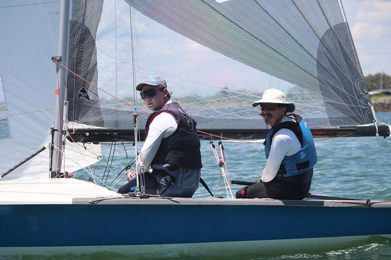 Winners Chris and Thor - 2023 Ronstan 505 Australian Championship photo copyright Jordan Spencer taken at Darling Point Sailing Squadron and featuring the 505 class