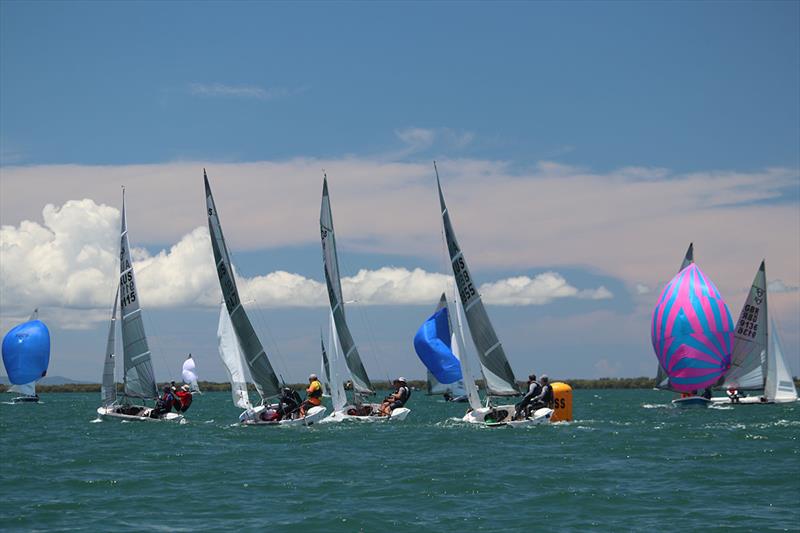 Just wiring, bend those knees - 2023 Ronstan 505 Australian Championship photo copyright Jordan Spencer taken at Darling Point Sailing Squadron and featuring the 505 class