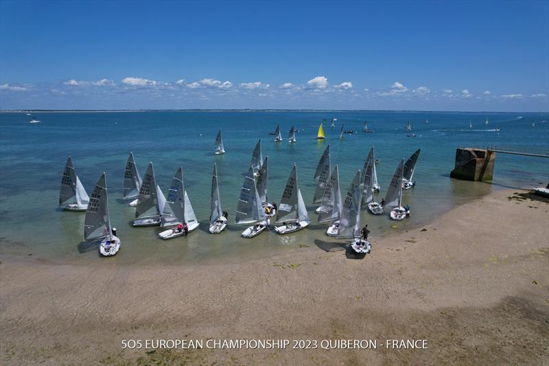 505 Europeans at Quiberon, France photo copyright Christophe Favreau / www.christophefavreau.com taken at  and featuring the 505 class