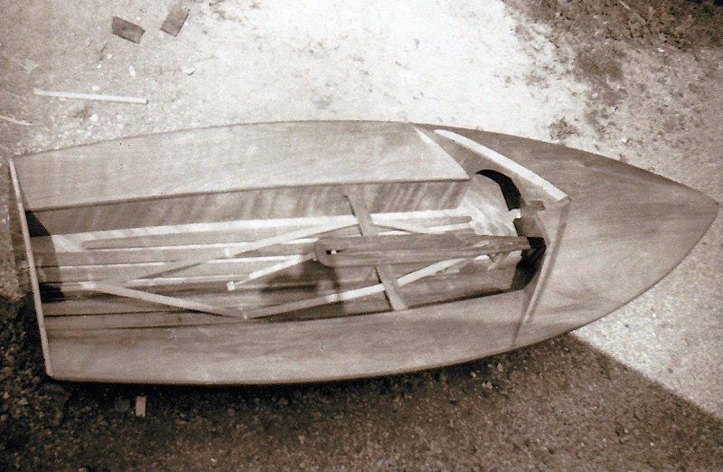 First 505 hull completed, just awaiting varnishing and fitting out photo copyright Jack Chippendale taken at  and featuring the 505 class