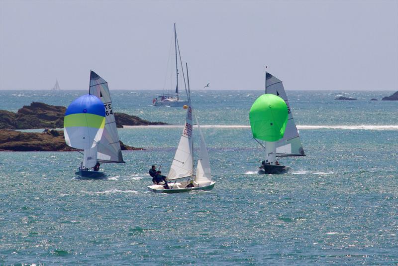 Salcombe Yacht Club Summer Series Race 1 photo copyright L. Burn taken at Salcombe Yacht Club and featuring the 505 class