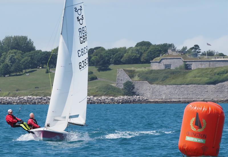Phil and Dawn Brown, Classic fleet winners - 505 UK National Championships at Weymouth - photo © Dougal Henshall