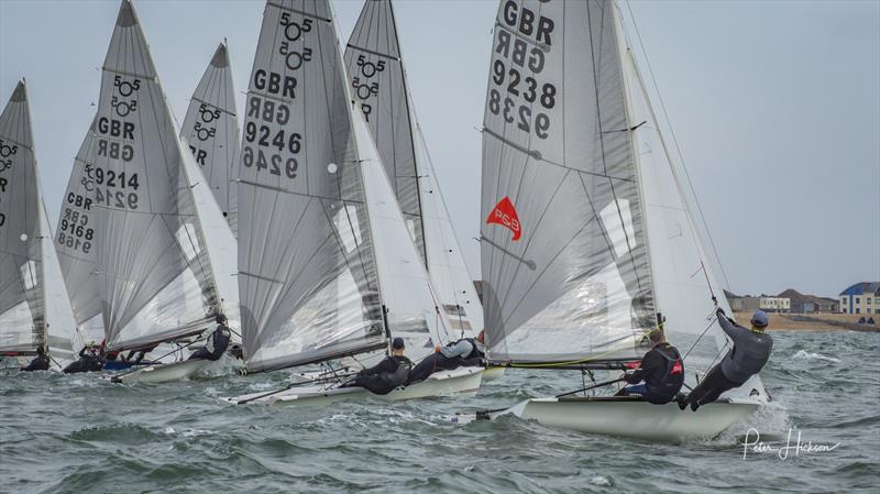 Start of race 2 of the 2025 505 HISC Open - photo © Peter Hickson