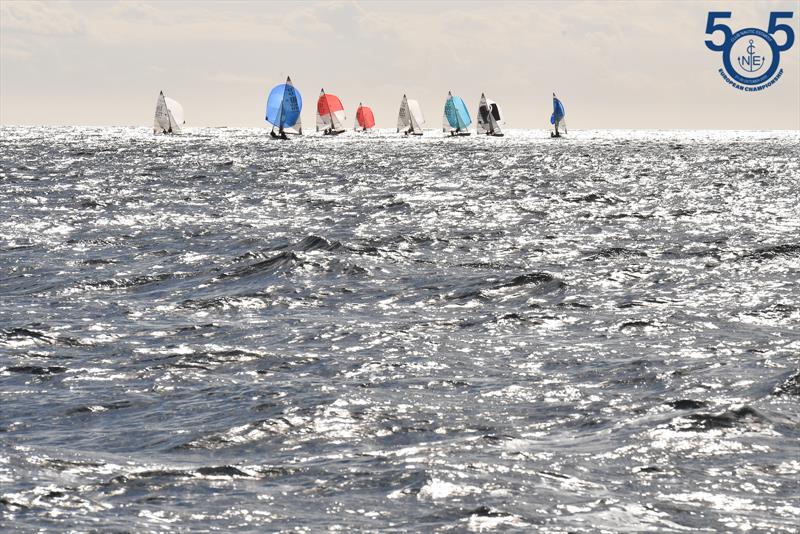 505 European Championship in Spain photo copyright Christophe Favreau / www.christophefavreau.com taken at Club Nàutic Estartit and featuring the 505 class