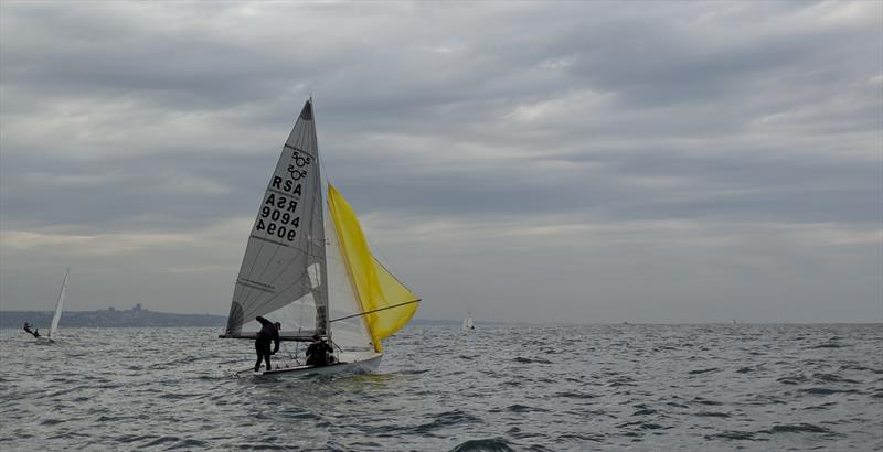 Thomas and Peter Funke competing in the recent 505 KZN Regionals hosted offshore of Durban by Point Yacht Club. The brothers narrowly finished second overall ahead of their adventure in Hayling Island photo copyright Sophie Thompson taken at  and featuring the 505 class