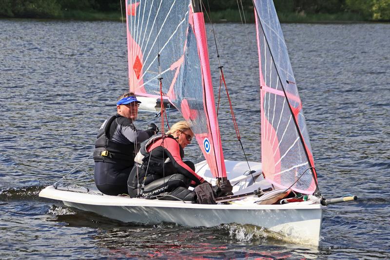 Asymmetric open meeting at Bala photo copyright John Hunter taken at Bala Sailing Club and featuring the 59er class