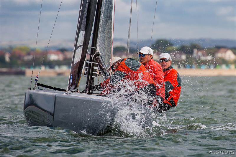 Artemis XIV at the Scandinavian Gold Cup 2018 photo copyright Robert Deaves taken at Royal Yacht Squadron and featuring the 5.5m class