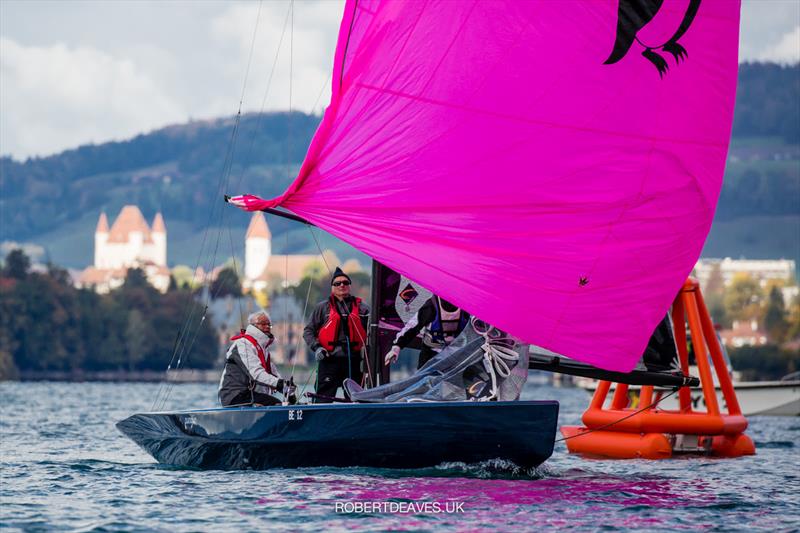 Pungin on day 3 of the 5.5 Metre Herbstpreis photo copyright Robert Deaves / www.robertdeaves.uk taken at  and featuring the 5.5m class