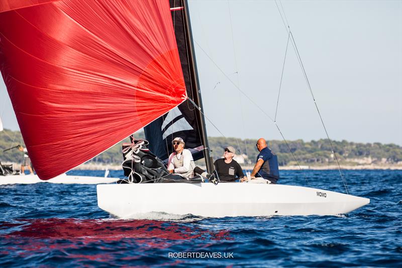 Momo on day 2 of the 2021 5.5 Metre French Open in Cannes photo copyright Robert Deaves taken at Yacht Club de Cannes and featuring the 5.5m class