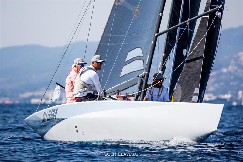 Ali Baba at the 2021 5.5 Metre French Open in Cannes photo copyright Robert Deaves taken at Yacht Club de Cannes and featuring the 5.5m class