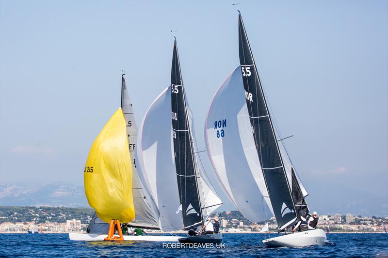 Race 10  the 2021 5.5 Metre French Open in Cannes photo copyright Robert Deaves taken at Yacht Club de Cannes and featuring the 5.5m class
