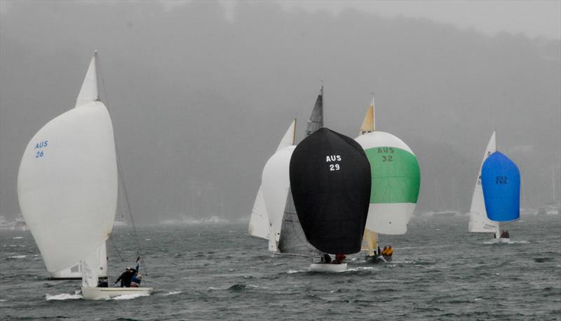 Day 1 - 2018 Int. 5.5m Australian Championship photo copyright Tannis McDonal taken at Royal Prince Alfred Yacht Club and featuring the 5.5m class