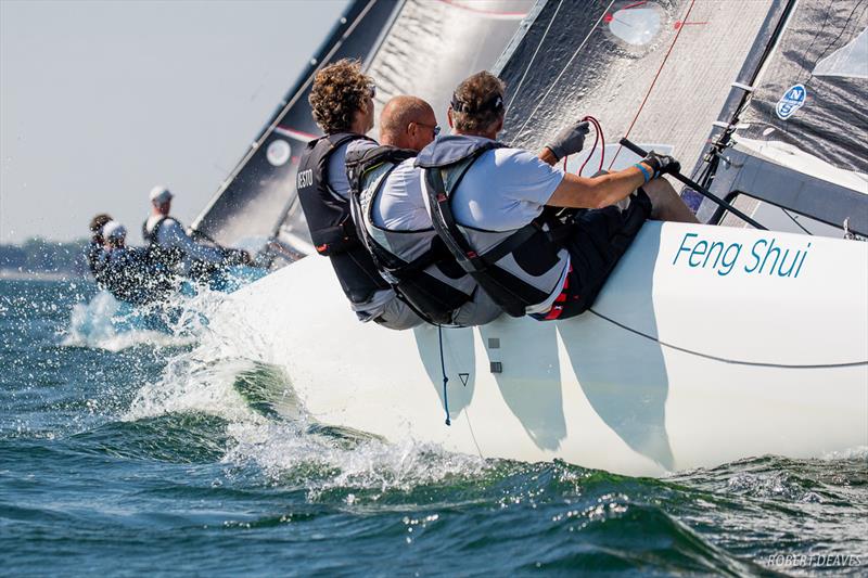 Feng Shui chases New Moon - 2018 5.5 Metre German-Dutch Open - Day 3 photo copyright Robert Deaves taken at  and featuring the 5.5m class