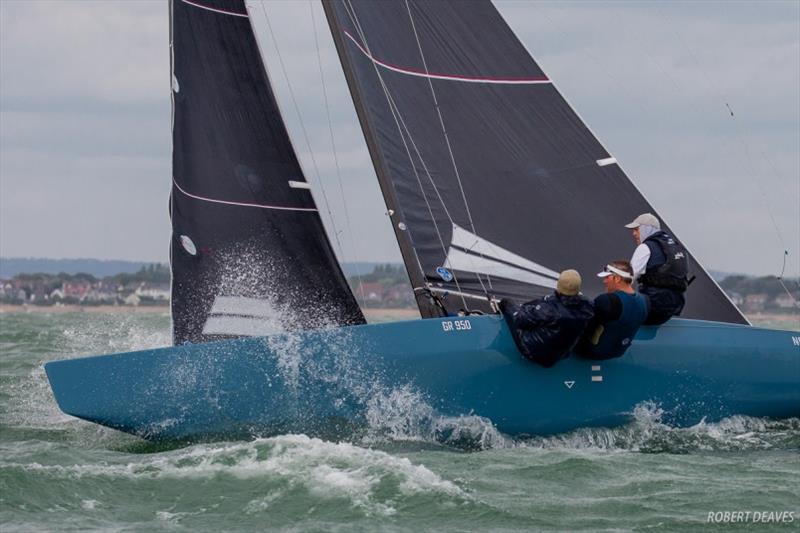 2018 World Champions New Moon (BAH 21, Mark Holowesko, Christoph Burger, Peter Vlasov) photo copyright Robert Deaves taken at Royal Prince Alfred Yacht Club and featuring the 5.5m class