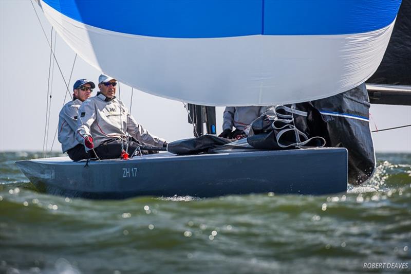 Artemis XIV (NOR 57, Kristian Nergaard, Johan Barne, Trond Solli-Sæther) - 2019 Scandinavian Gold Cup photo copyright Robert Deaves taken at  and featuring the 5.5m class