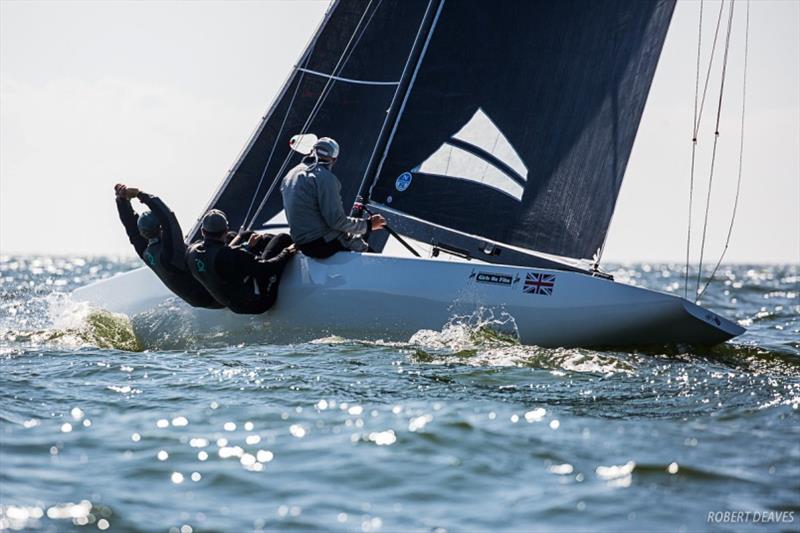 Girls On Film (GBR 40, Peter Morton, Ben Cornish, Sam Haines) - 2019 Scandinavian Gold Cup photo copyright Robert Deaves taken at  and featuring the 5.5m class