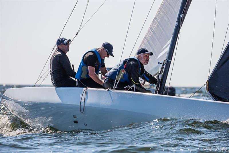 Ku-ring-gai (AUS 62, John Bacon, Terry Wetton, James Mayjor) photo copyright Robert Deaves taken at  and featuring the 5.5m class