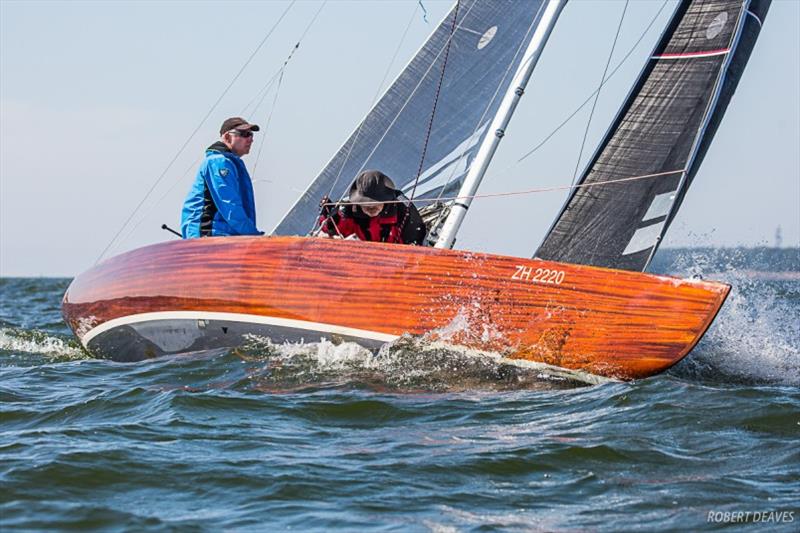 Skylla IV (SUI 182, Andre Bernheim, Urs Werner, Alex Bernheim) photo copyright Robert Deaves taken at  and featuring the 5.5m class