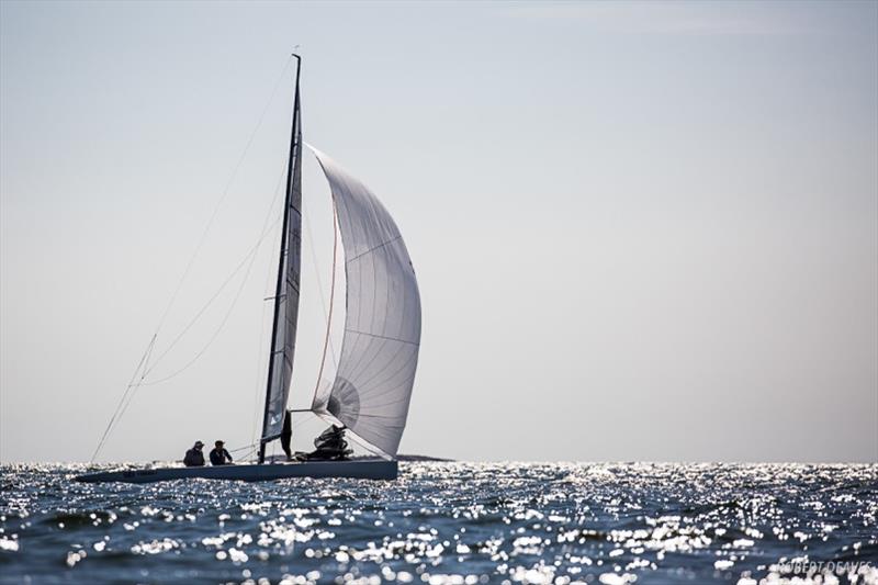 Girls on Film in the Scandinavian Gold Cup - 5.5 Metre World Championship 2019 photo copyright Robert Deaves taken at  and featuring the 5.5m class