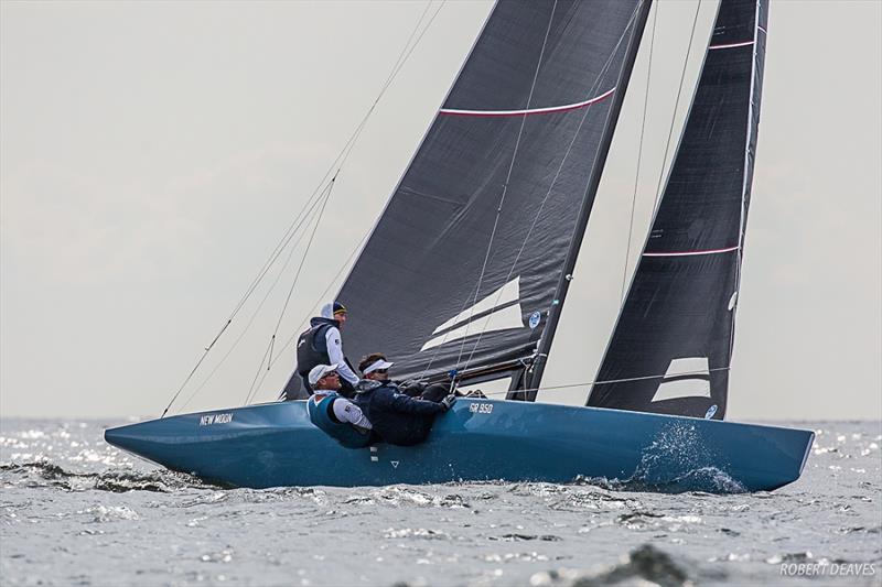 Worlds runner-up Mark Holowesko's New Moon is entered - 5.5 Metre World Championship photo copyright Robert Deaves taken at Royal Prince Alfred Yacht Club and featuring the 5.5m class