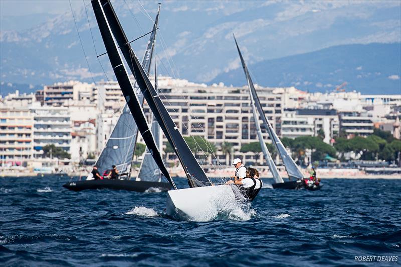 Race 2 - 41 Régates Royales 5.5 mJI photo copyright Robert Deaves taken at Yacht Club de Cannes and featuring the 5.5m class