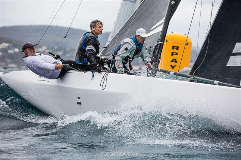 Clark Kent - 2020 International 5.5 Metre World Championship, day 1 photo copyright Robert Deaves taken at Royal Prince Alfred Yacht Club and featuring the 5.5m class