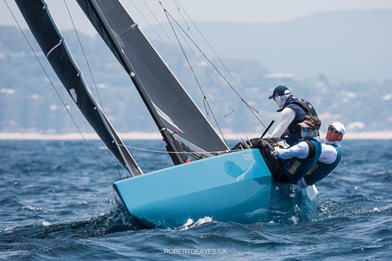 New Moon II - 2020 International 5.5 Metre World Championship, day 2 photo copyright Robert Deaves taken at Royal Prince Alfred Yacht Club and featuring the 5.5m class