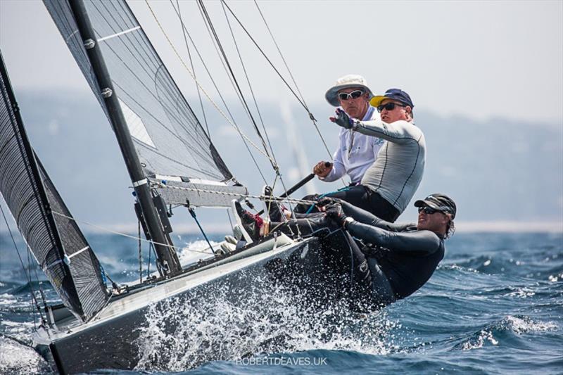 Black Magic - 2020 International 5.5 Metre World Championship, day 2 - photo © Robert Deaves